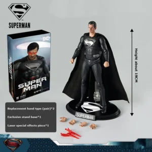 Figurine Superman Noir 19cm