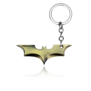 Porte-clés Batman Logo Métallique Édition Premium A3