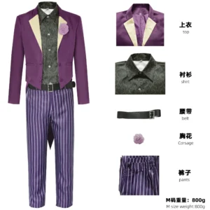 Costume Joker Arkham Knight – Déguisement Inspiré du Jeu Vidéo