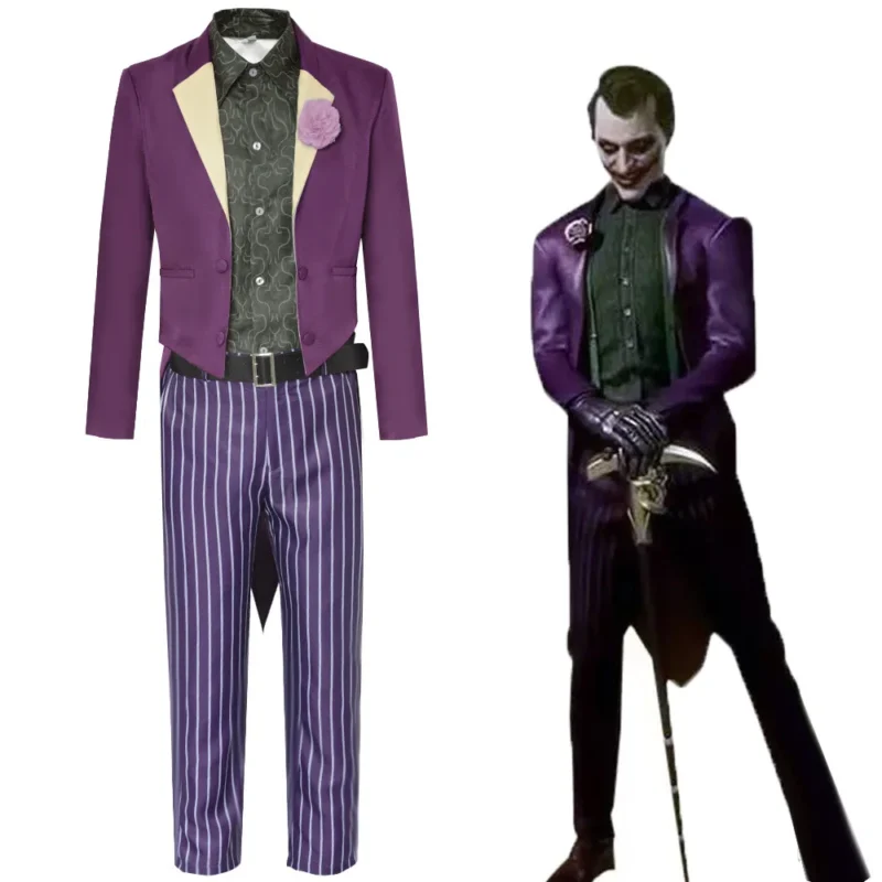 Costume Joker Arkham Knight – Déguisement Inspiré du Jeu Vidéo