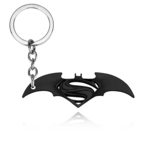 Porte-clés Batman Logo Métallique Édition Premium A4